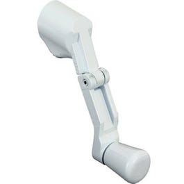 Universal White Casement Folding Crank Handle