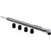 Tire Gauge, Stainless Steel With Valve Caps
