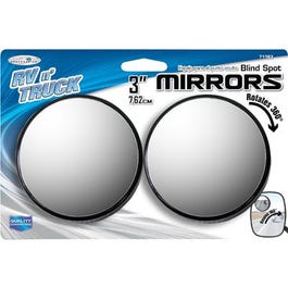 SUV Blind Spot Mirror, Adjustable, 3-In., 2-Pk.
