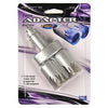 Twin Car Adapter, 2 12-Volt Ports, Blue Flame Light Indicator