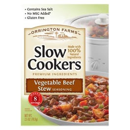 Slow Cookers Vegetable Beef Stew Mix, 2.5-oz.