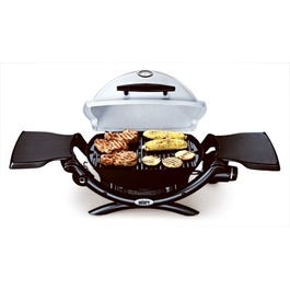 Q-1200 Portable Gas Grill, 8,500-BTU, Titanium