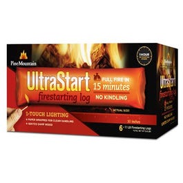 UltraStart FireStarter Log, 10-In., 6-Pk.