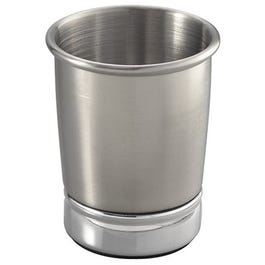 York Bath Tumbler, Polished/Brushed Silver