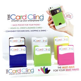 Silicon Stick-On Wallet, 36-Pk.
