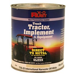 Rust-Preventative Paint & Primer, Direct to Metal, Truck, Tractor, Implement & Equipment, International Harvester Off White, 1-Qt.