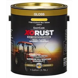 Rust Preventative Paint & Primer, Direct to Metal, Truck, Tractor, Implement & Equipment, School Bus Yellow, 1-Gallon