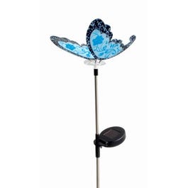 Solar Stake Light, Color-Changing LED, Butterfly Topper