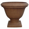 Urn Planter, Country Rust, Stonelite, 16-In.