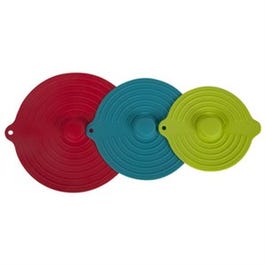 Silicone Suction Lid, 3-Pc., Assorted Colors