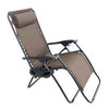 Verona Zero Gravity Chair, E-Coated Steel Frame, Brown