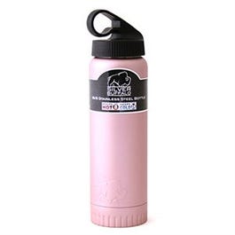 Water Bottle, Double Wall Stainless Steel, Matte Rose Pink, 20-oz.