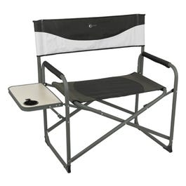 Traditional-Style Director's Chair With Side Table, XXL