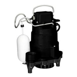 Submersible Sump Pump, Cast Iron, 1/3-HP