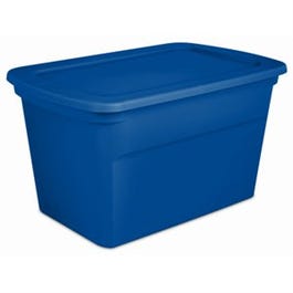 Storage Tote, Blue Morpho, 30-Gallons