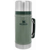 Wide-Mouth Vacuum Bottle, Green Stainless Steel, 1-Qt.