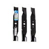 Riding Mower High-Lift Blade Set, 48-In., 3-Ct.