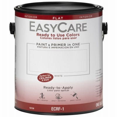 True Value EasyCare Ready To Use Colors Paint & Primer Interior Flat Latex