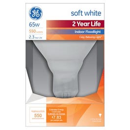Reflector Flood Light Bulb, Indoor, R40, 65-Watts