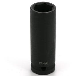 SAE Deep Impact Socket, 6-Point, 1/2-In. Drive, 11/16-in.