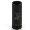 SAE Deep Impact Socket, 6-Point, 1/2-In. Drive, 3/4-in.
