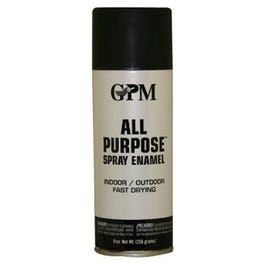 Spray Paint, Flat Black, 9-oz.