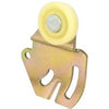 Wardrobe Door Rollers, Single Wheel, Top Hung, 1/16-In. Offset, 2-Pk.