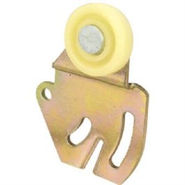 Wardrobe Door Rollers, Single Wheel, Top Hung, 1/16-In. Offset, 2-Pk.