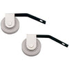 Sliding Screen Door Tension Spring Rollers, 1-In. Nylon Wheel, 2-Pk.