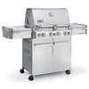 Summit S-470 4-Burner Gas Grill + Side Burner & Rotisserie, 48,800 BTU