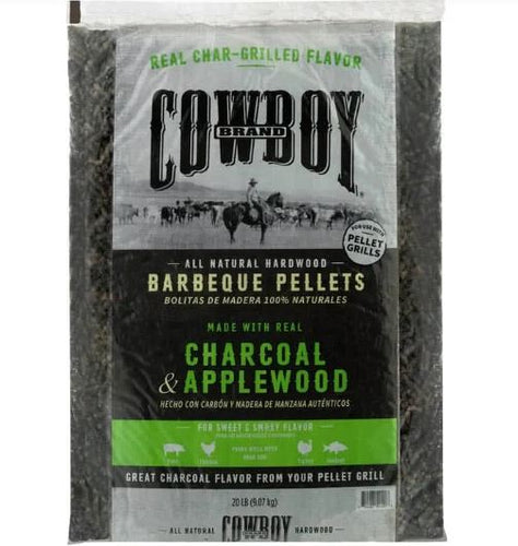 Cowboy® Charcoal & Apple Barbeque Pellets