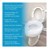 Carex Safety Lock Bariatric Raised Toilet Seat