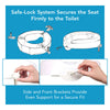 Carex Safety Lock Bariatric Raised Toilet Seat