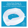 Carex Safety Lock Bariatric Raised Toilet Seat