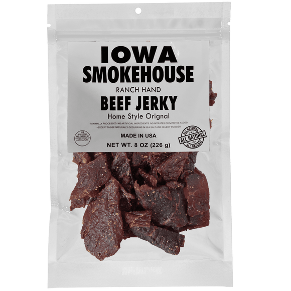 Iowa Smokehouse Ranch Hand Beef Jerky Home Style Original