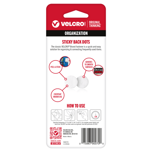 VELCRO® Brand Sticky Back Coins