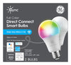 GE Lighting Cync Smart LED Light Bulb, Dimmable, Millions of Colors (9.5Watt / 2 Pack)