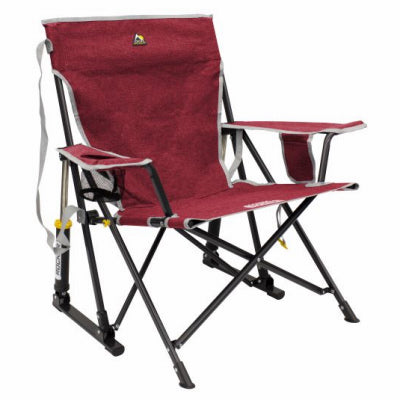 GCI Outdoor Kickback Rocker Sports Quad Chair (Heather Red)