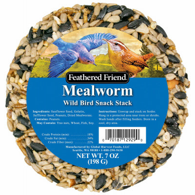 Feathered Friend Mealworm Snack Stack Wild Bird Food