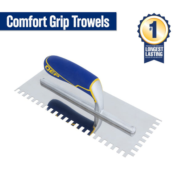 QEP Comfort Grip Stainless Steel Trowels