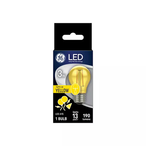 GE Classic LED 40 Watt Replacement, Yellow Light, A15 Specialty Bulb (1 Pack)