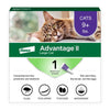 Advantage II Large Cat Flea Treatment & Prevention (2 Count)