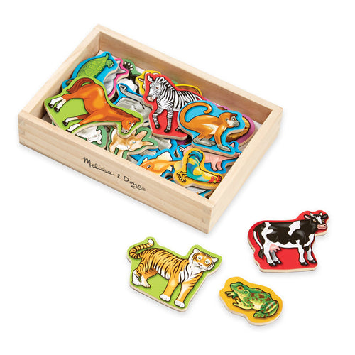 Melissa & Doug Wooden Animal Magnets