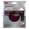 3-Pack Sandblaster 5-Inch 8-Hole 120-Grit Sanding Disc