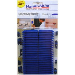 Handi-Shim Construction Shim, Blue, 1/4-In., 40-Ct.