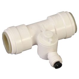 PEX Pipe Ice Maker Valve, 1/2 x 1/2 x 1/4-In.