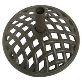 Beaumont Umbrella Base, Espresso Cast Iron