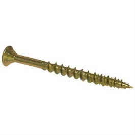 Procrafter Wood Screw, Yellow Zinc, 8 x 1-1/2-In., 100-Pk.