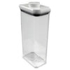 Food Storage Container, Tall, Clear, 3.4-Qts.