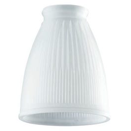 Pleated Frosted Glass Ceiling Fan Light Shades